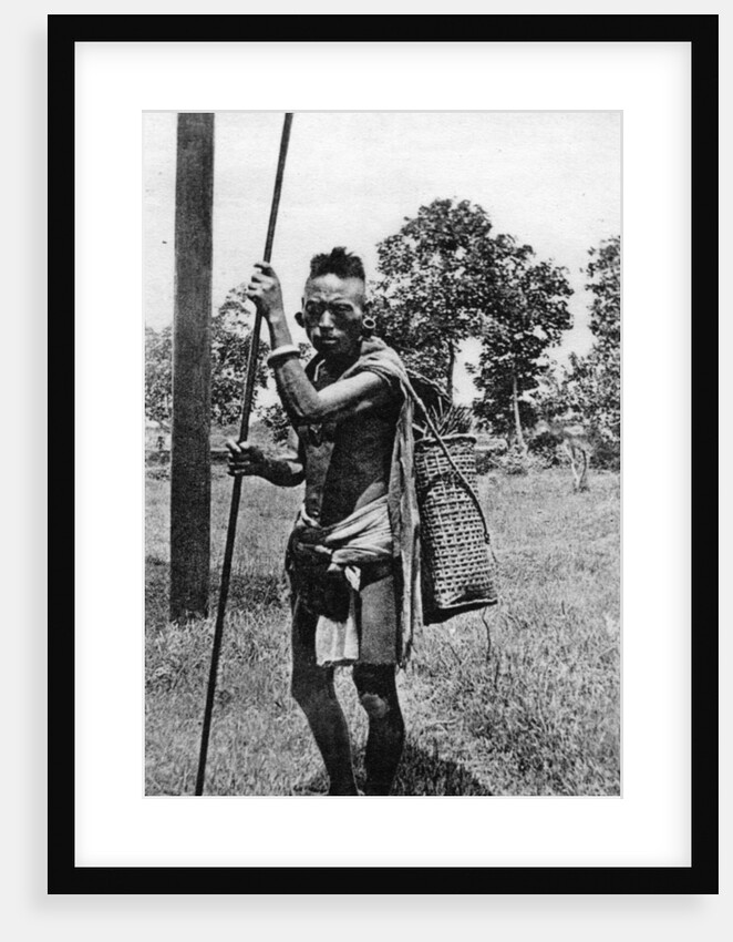 Naga man, India by Anonymous