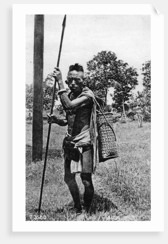 Naga man, India by Anonymous