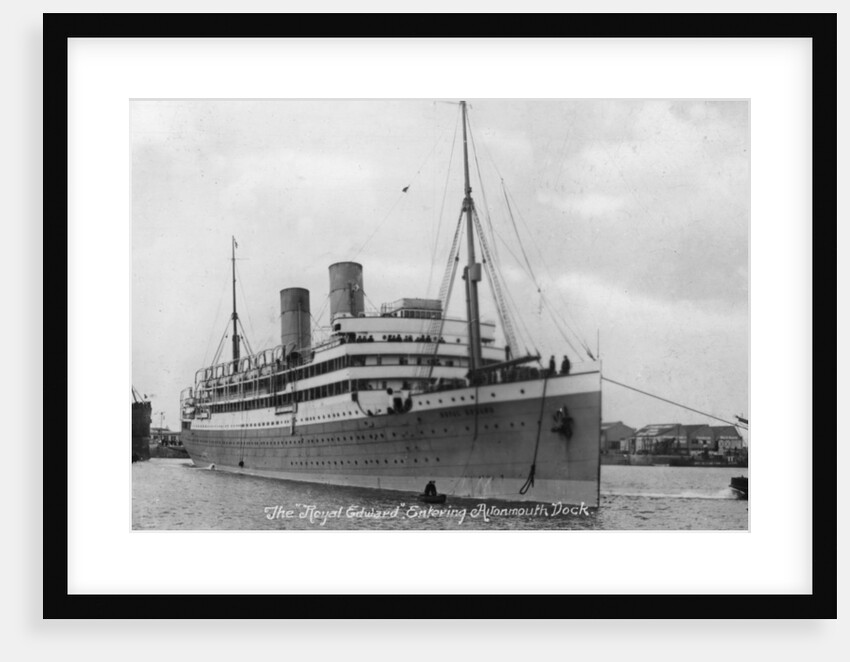 The 'Royal Edward' entering Avonmouth dock by Anonymous