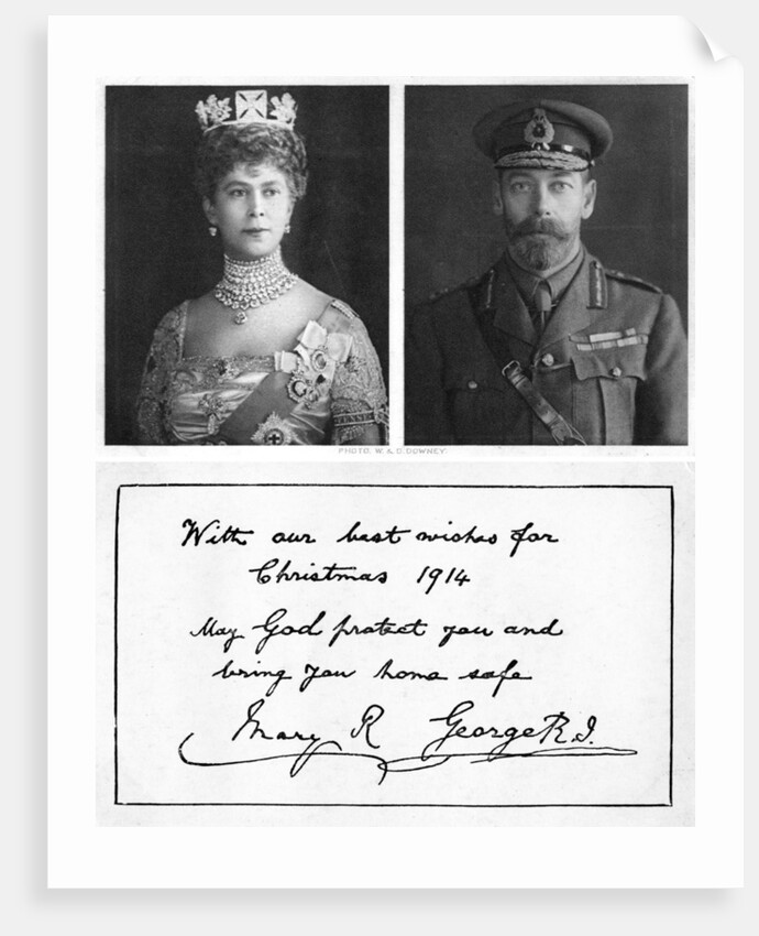 Royal christmas greeting card to the British troops by Anonymous