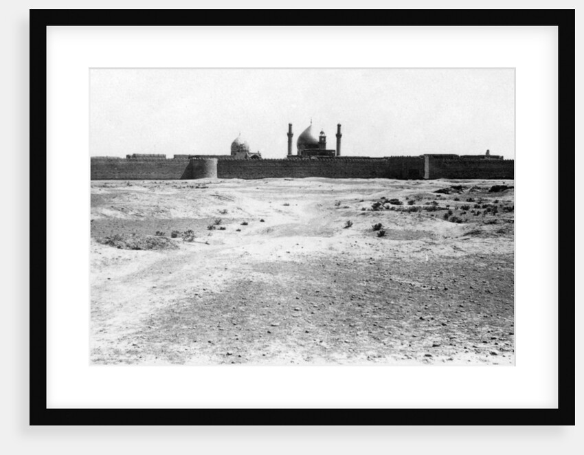 Golden dome and minarets of the Samarra mosque, Mesopotamia by Anonymous