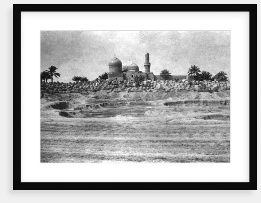 Mosque and graveyard near Baghdad by Anonymous