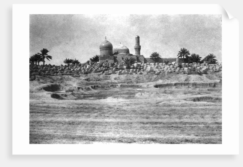 Mosque and graveyard near Baghdad by Anonymous
