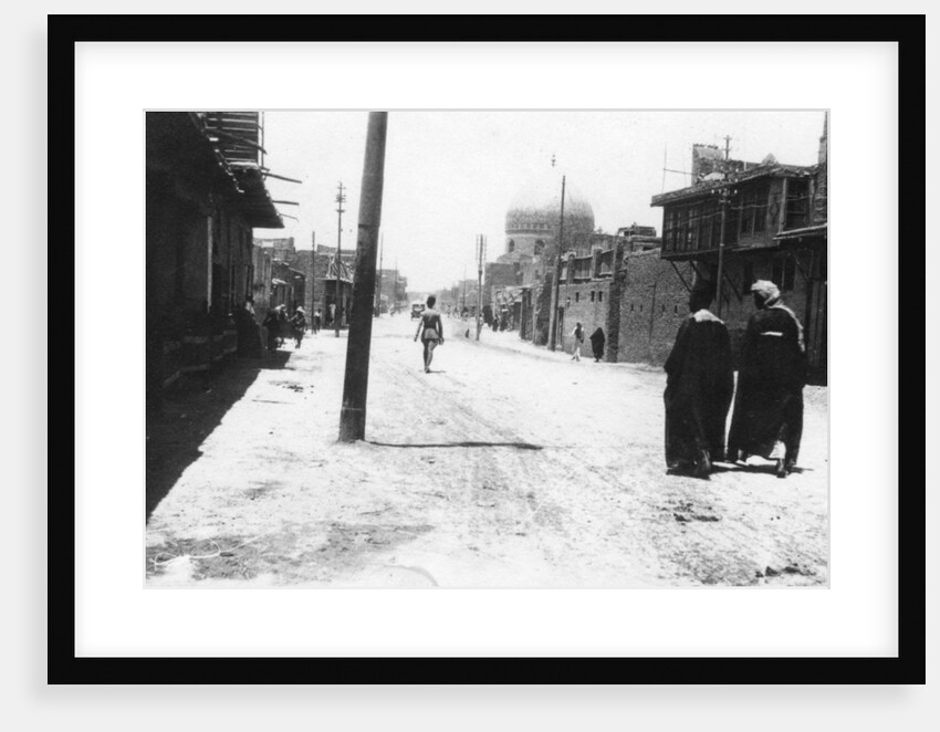 New Street, Baghdad, Mesopotamia, WWI by Anonymous