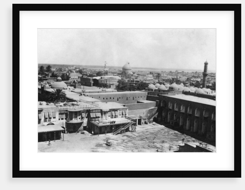 View of Baghdad from a block tower, 31st British general hospital, Mesopotamia, WWI by Anonymous