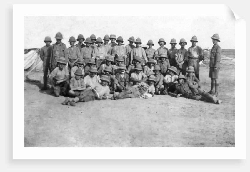 British army C group detachment, Mesopotamia, WWI by Anonymous