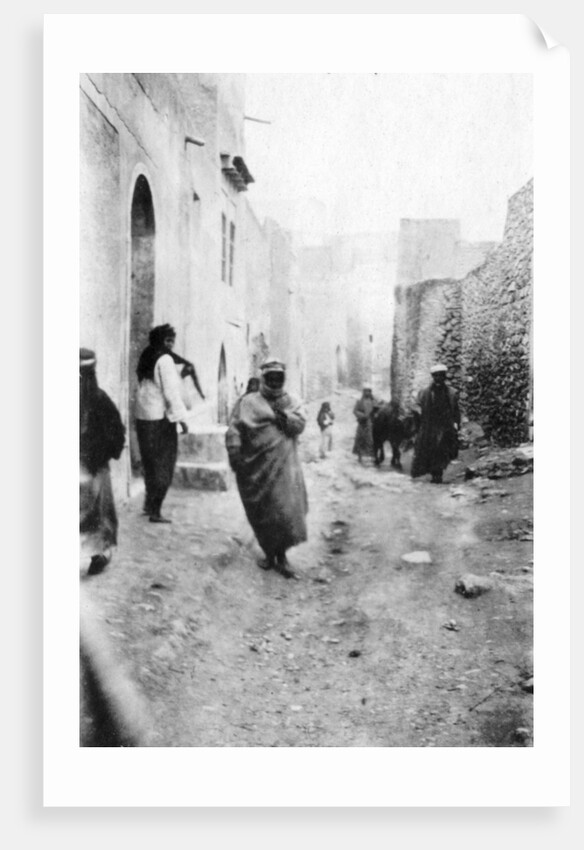 A street in Mosul, Mesopotamia by Anonymous