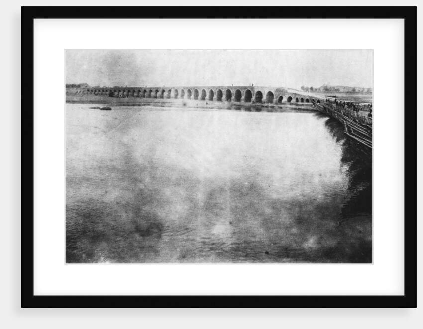 Mosul bridge, Mesopotamia, WWI by Anonymous