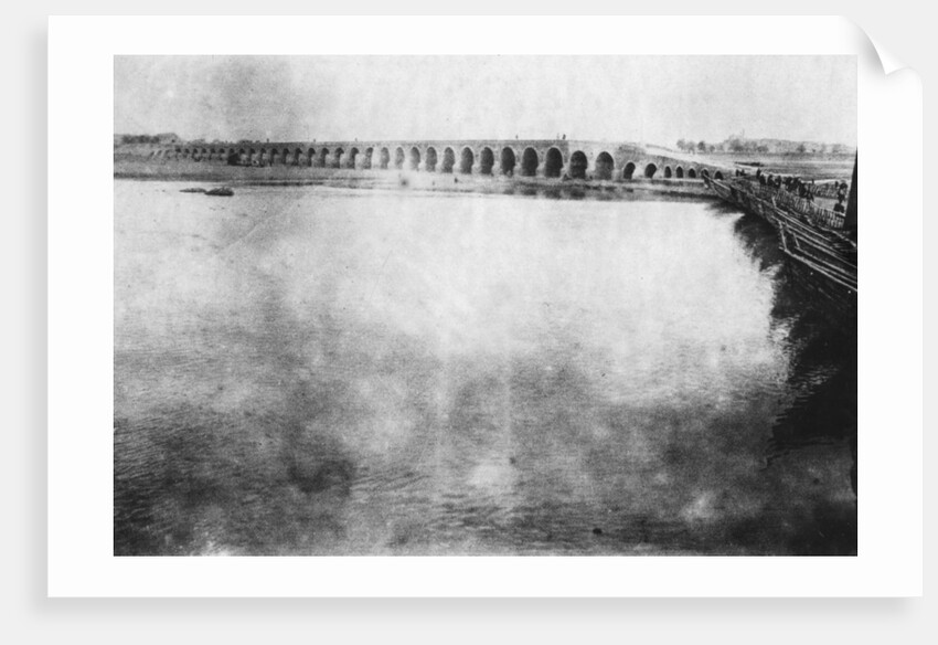 Mosul bridge, Mesopotamia, WWI by Anonymous