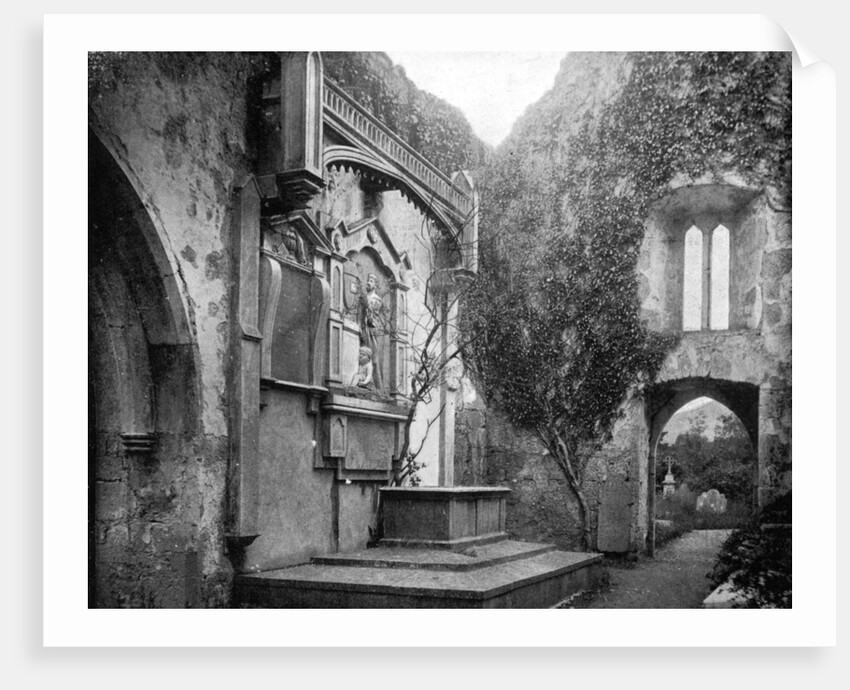Muckross Abbey, Lakes of Killarney, Ireland by John L Stoddard