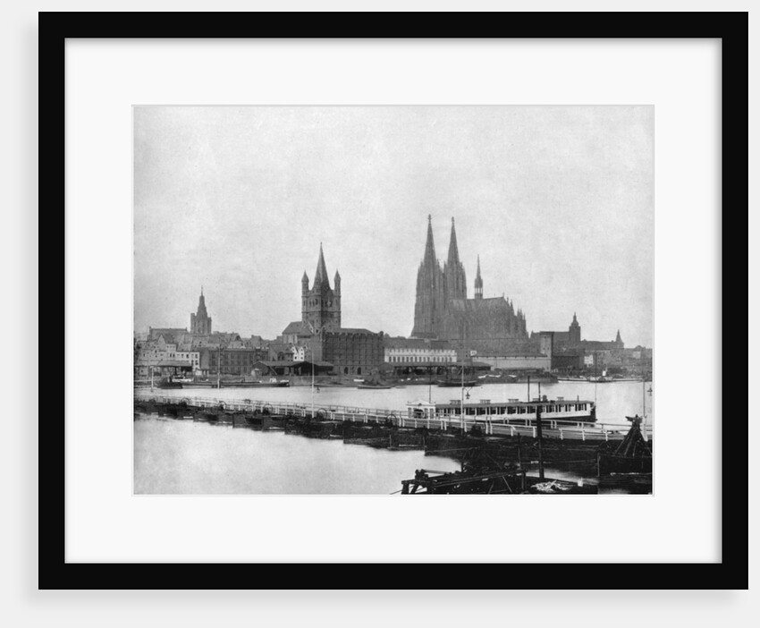 The Rhine at Cologne, Germany by John L Stoddard