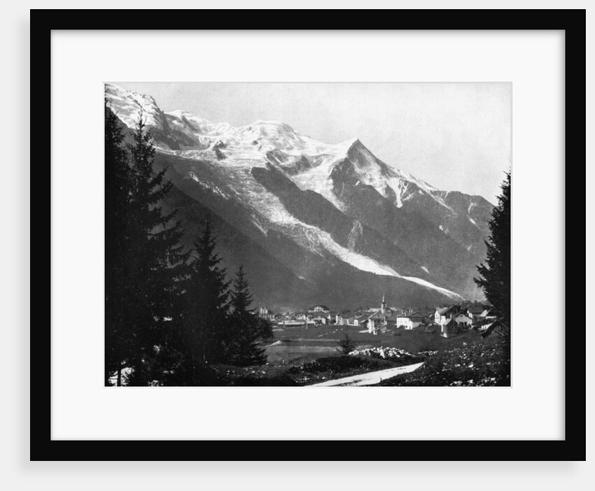 Mont Blanc from Switzerland by John L Stoddard