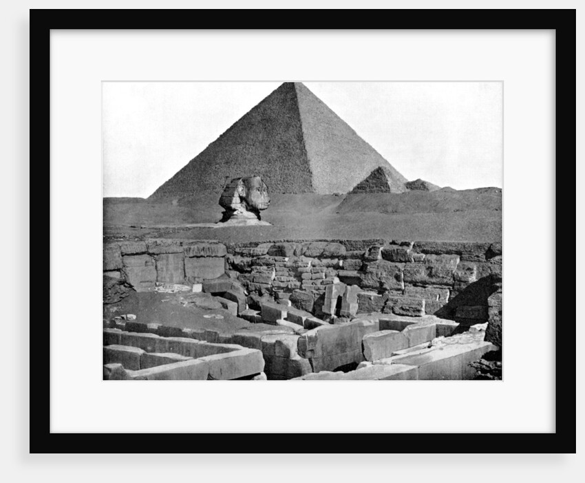 The Pyramids and Sphinx, Egypt by John L Stoddard