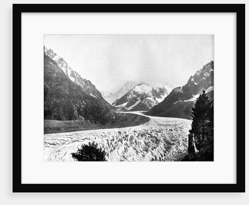 The Mer De Glace, Switzerland by John L Stoddard