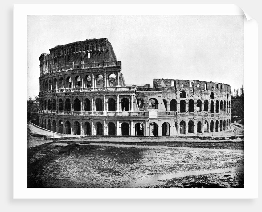 Exterior of the Colosseum, Rome by John L Stoddard