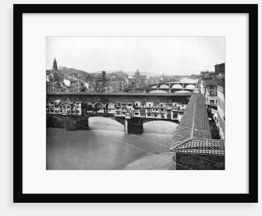 The Ponte Vecchio, Florence, Italy by John L Stoddard