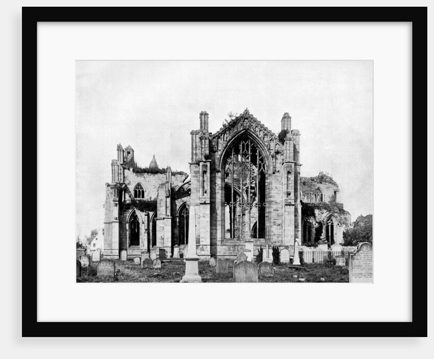 Melrose Abbey, Scotland by John L Stoddard