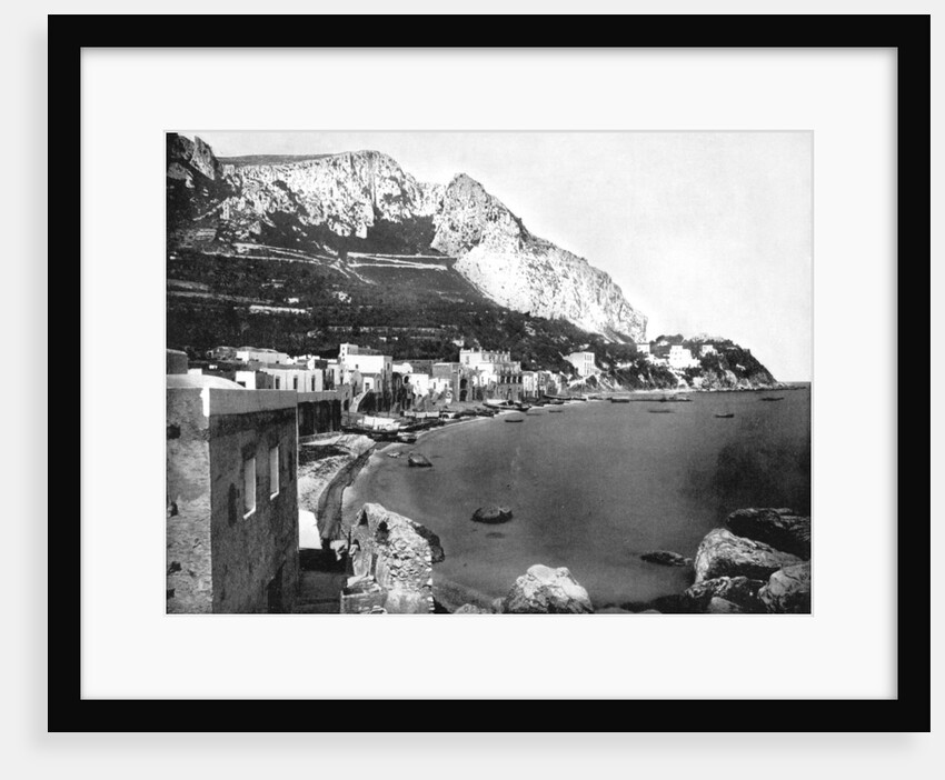 The Marina, Capri, Italy by John L Stoddard