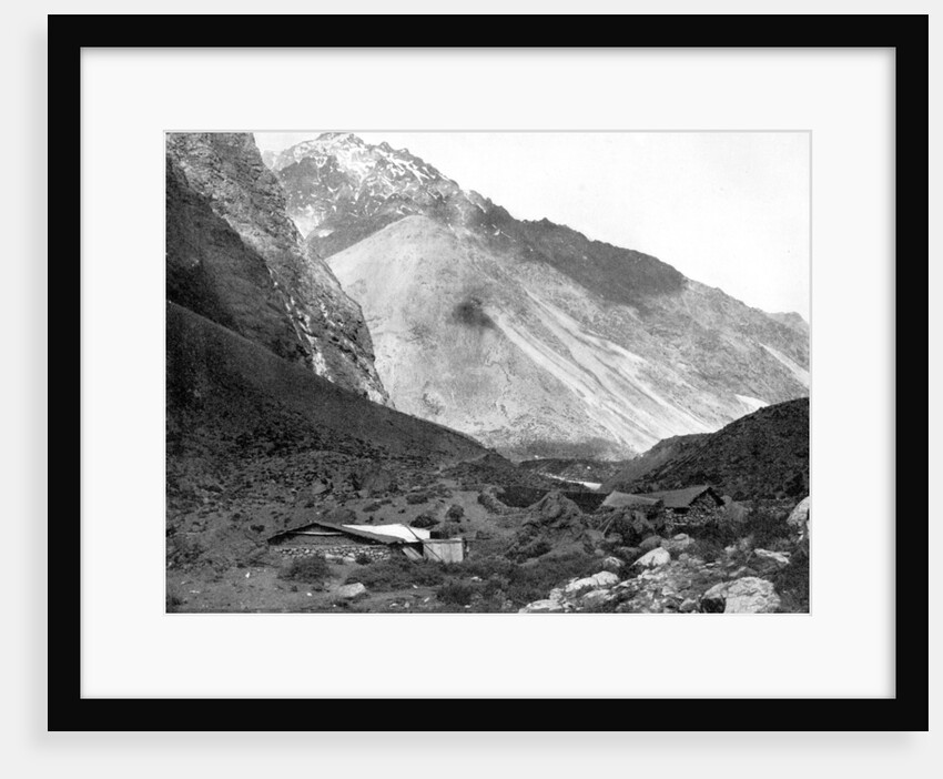 Pass of Uspallata, Andes Mountains, South America by John L Stoddard