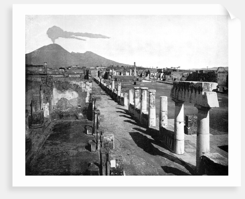 The Forum, Pompeii, Italy by John L Stoddard
