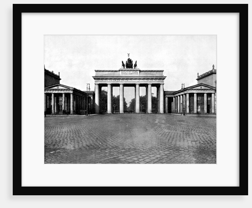 Brandenburg Gate, Berlin by John L Stoddard