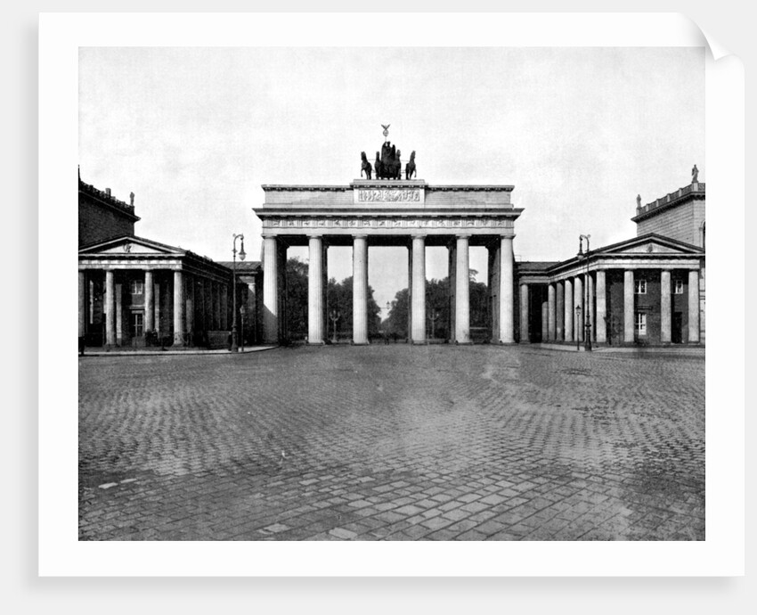 Brandenburg Gate, Berlin by John L Stoddard