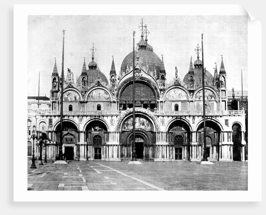 St Mark's, Venice, Italy by John L Stoddard