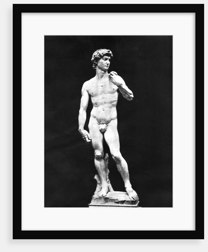 Statue of David, Florence, Italy by John L Stoddard
