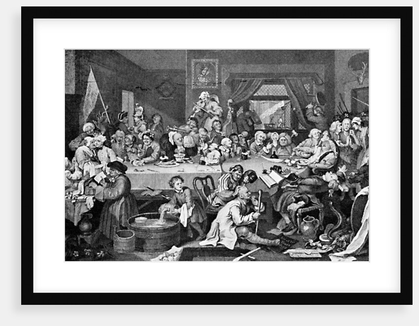 An election entertainment by William Hogarth