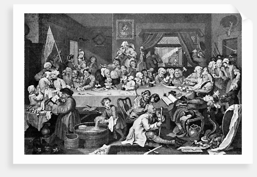 An election entertainment by William Hogarth