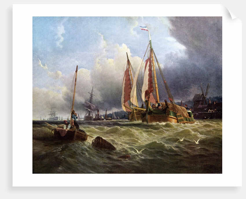 Oude Schelde, Texel Island by Clarkson Stanfield