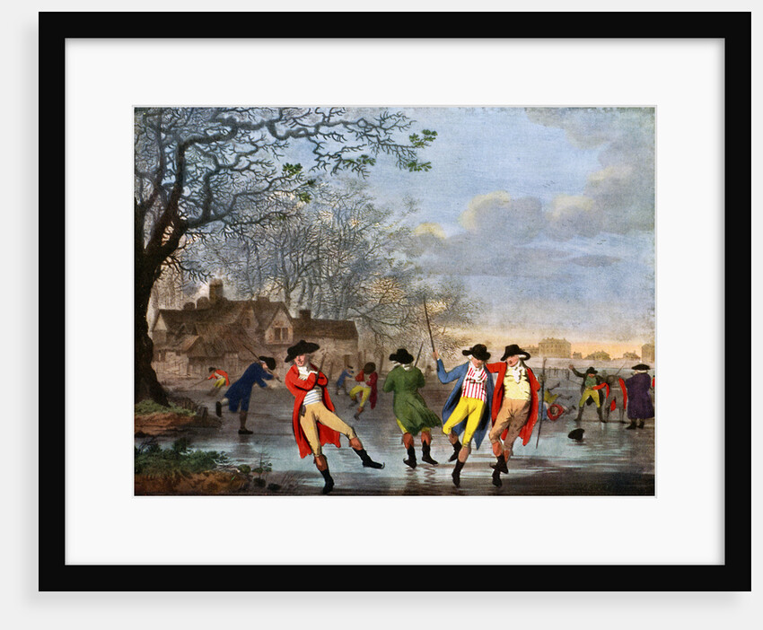 Winter Amusement: A View in Hyde Park from the Moated House by Tookey