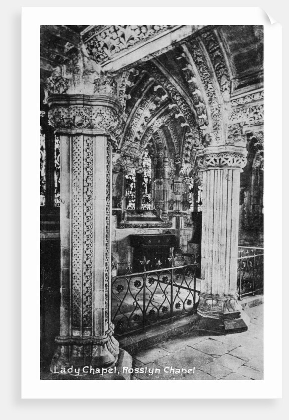 Lady Chapel, Rosslyn Chapel, Midlothian, Scotland by Anonymous