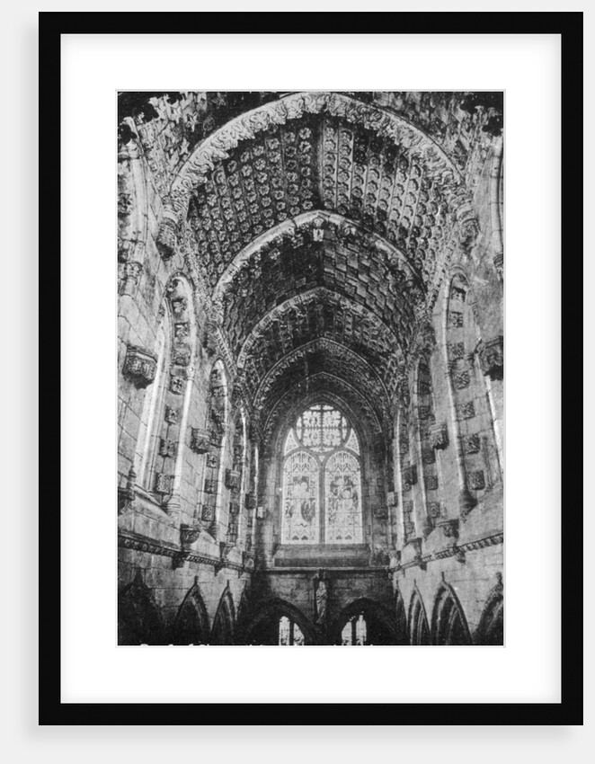 Roof of the Chancel, Rosslyn Chapel, Midlothian, Scotland by Anonymous
