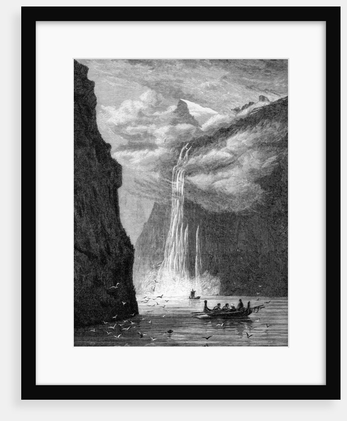 Geiranger fjord, with the Seven Sisters Fall, Norway by Anonymous