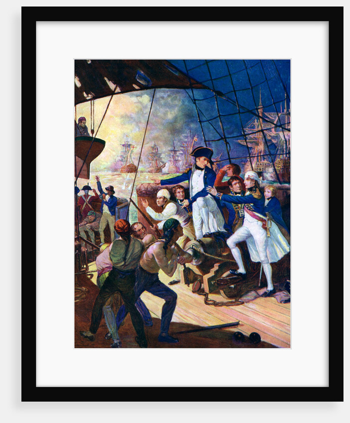 Nelson at the Battle of the Nile by Anonymous