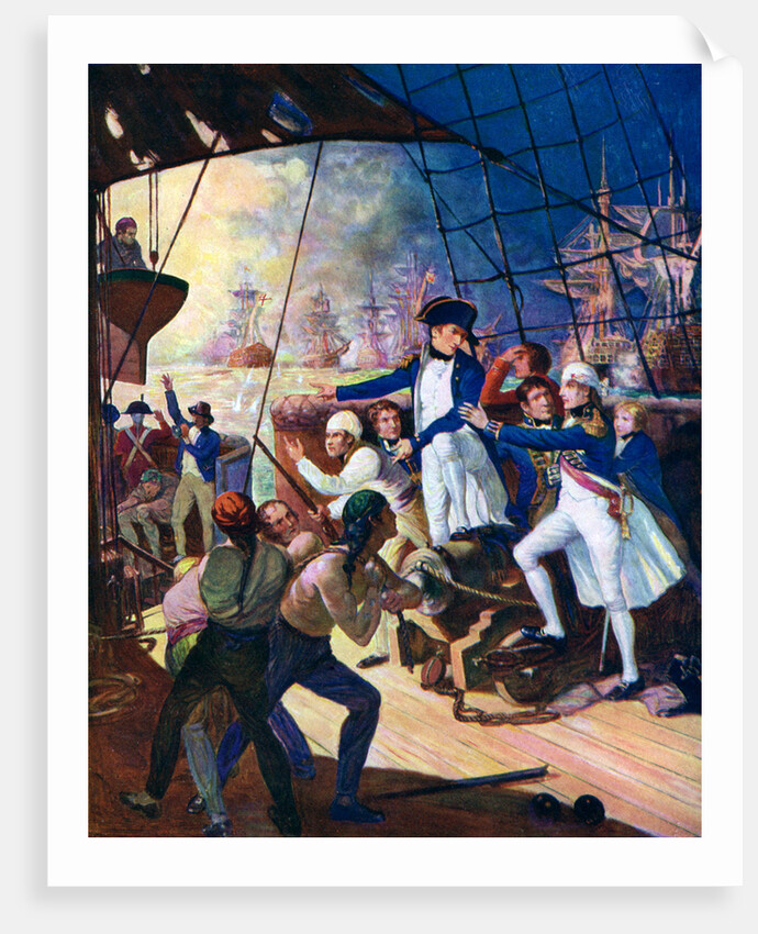 Nelson at the Battle of the Nile by Anonymous