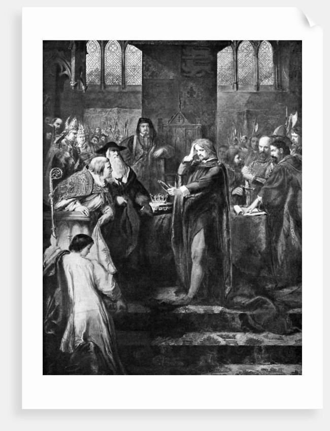 King Richard II resigning the crown to his cousin Bolingbroke by Anonymous