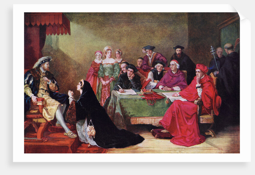 The Trial of Queen Catherine by Henry Nelson O'Neil