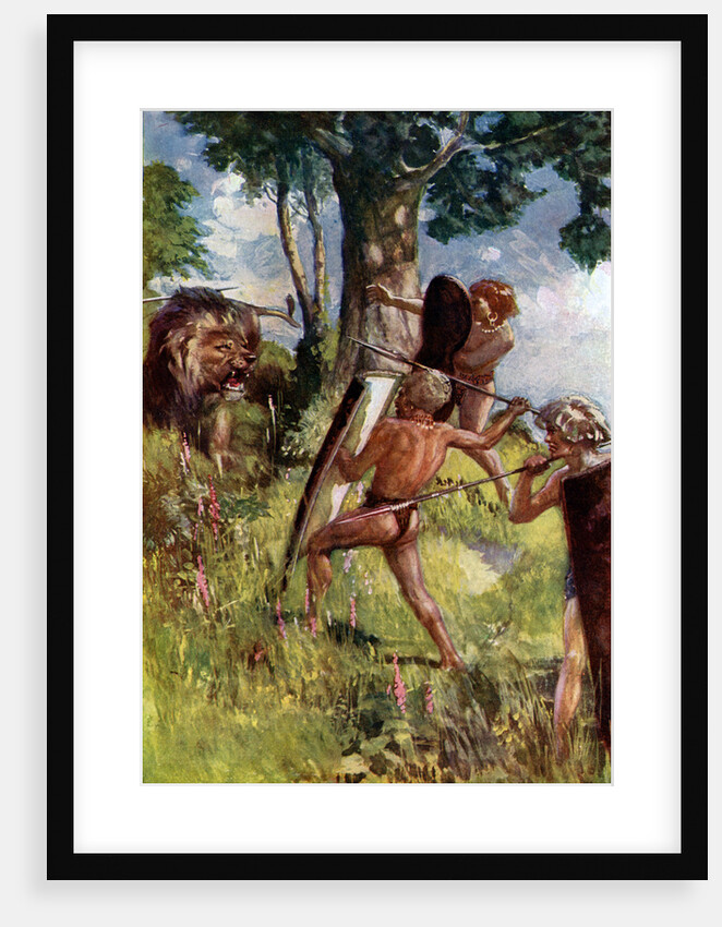 Lion hunters of the European Bronze Age by Anonymous