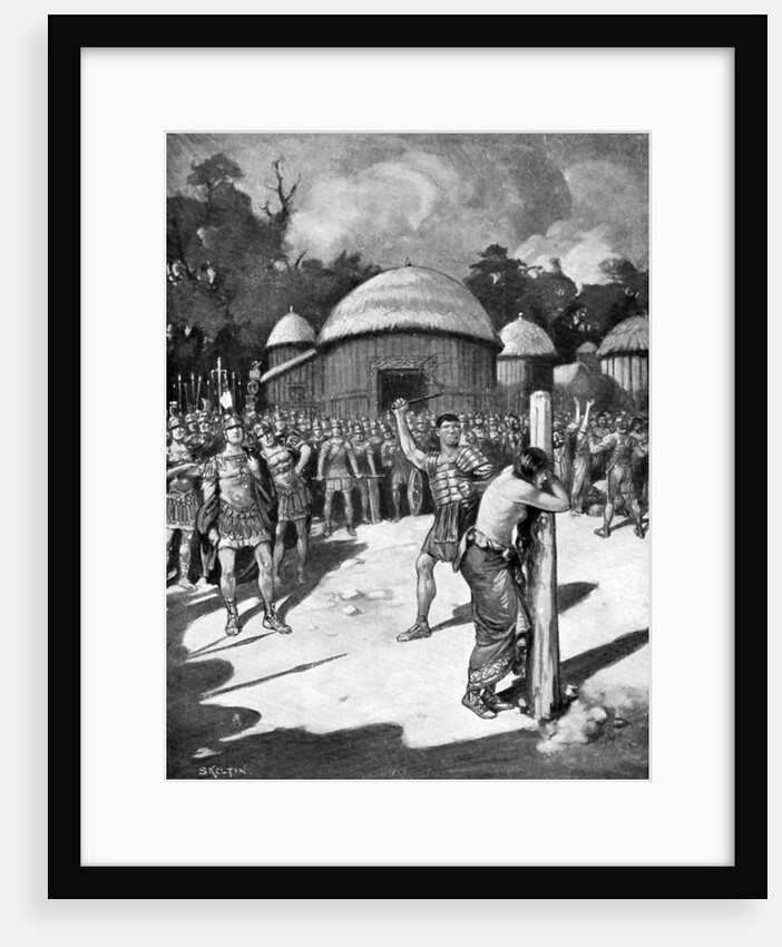 The scourging of Boadicea, 60 AD by JR Skelton