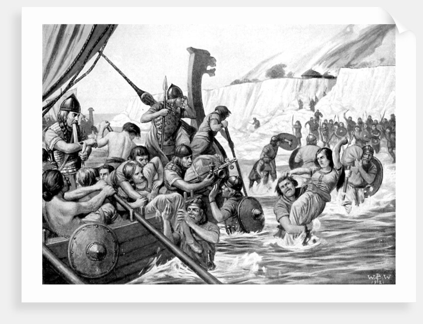 Saxon raiders by Richard Caton Woodville II