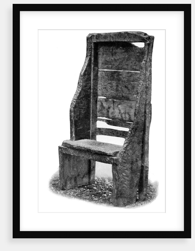 Bede's chair, Jarrow by Anonymous