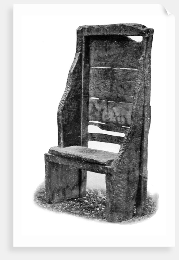 Bede's chair, Jarrow by Anonymous