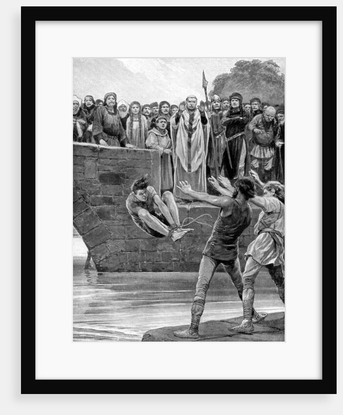 The ordeal of cold water by Richard Caton Woodville II