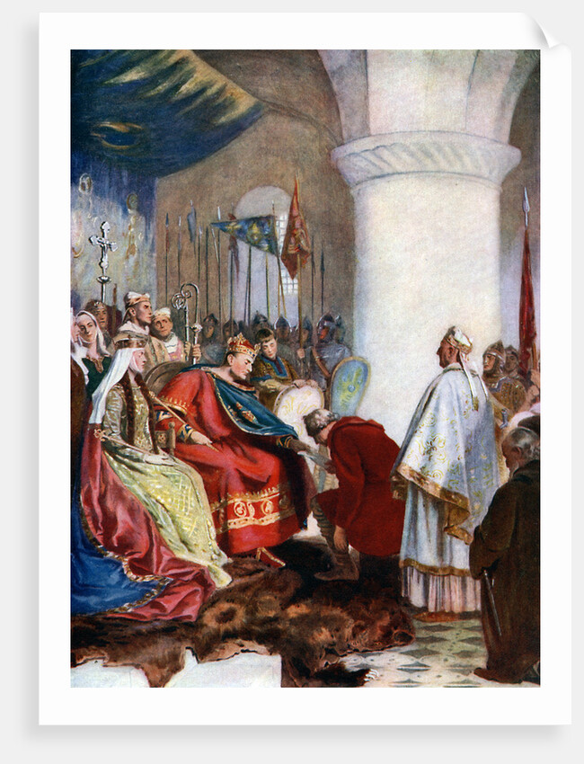 William I granting a charter to the City of London by John Seymour Lucas