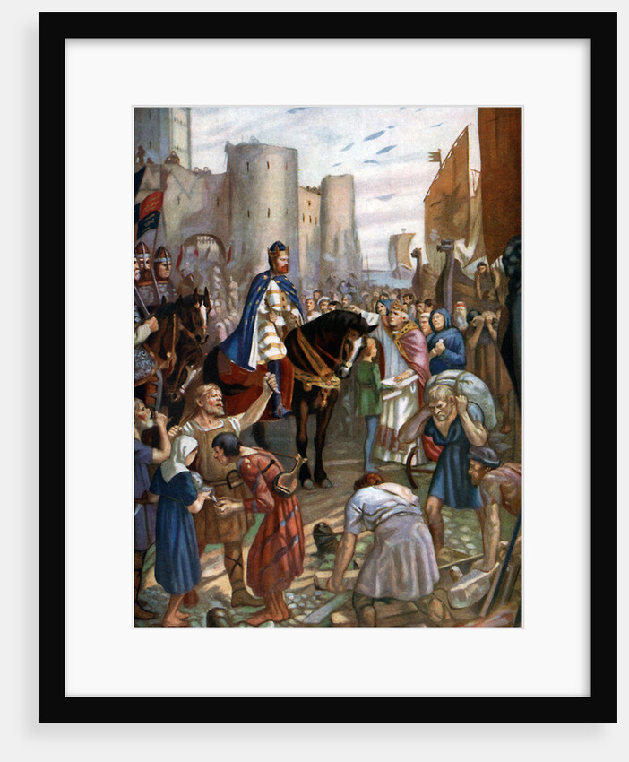 William Rufus at the Tower of London by Charles Goldsborough Anderson