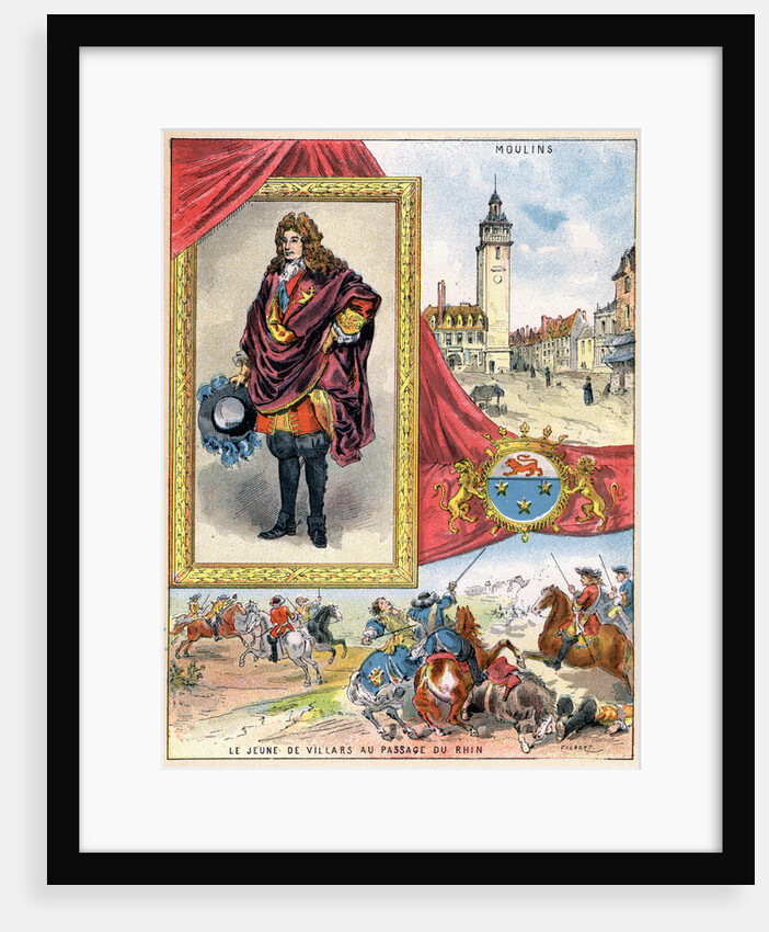 Claude Louis Hector de Villars, French military commander by Gilbert