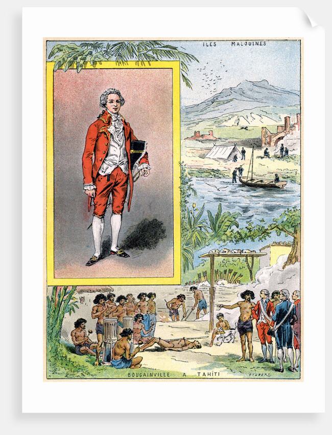Louis Antoine de Bougainville, French navigator and military commander by Gilbert