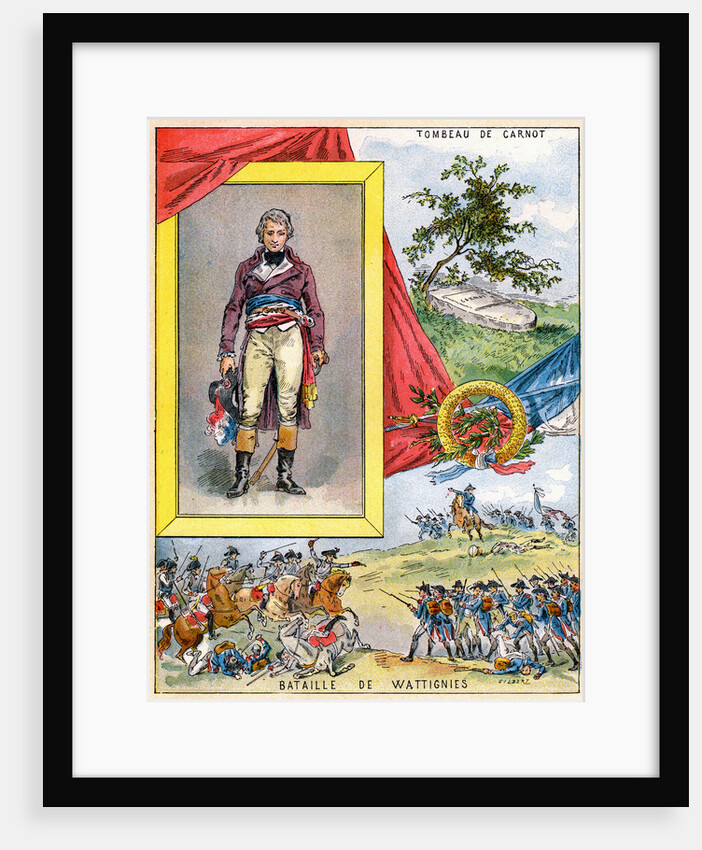 Lazare Carnot, French politician, engineer, and mathematician by Gilbert
